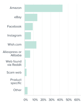 Online marketplaces as sources of counterfeits